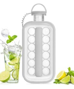 Botella Hielera para Esferas de Hielo 18 Unidades
