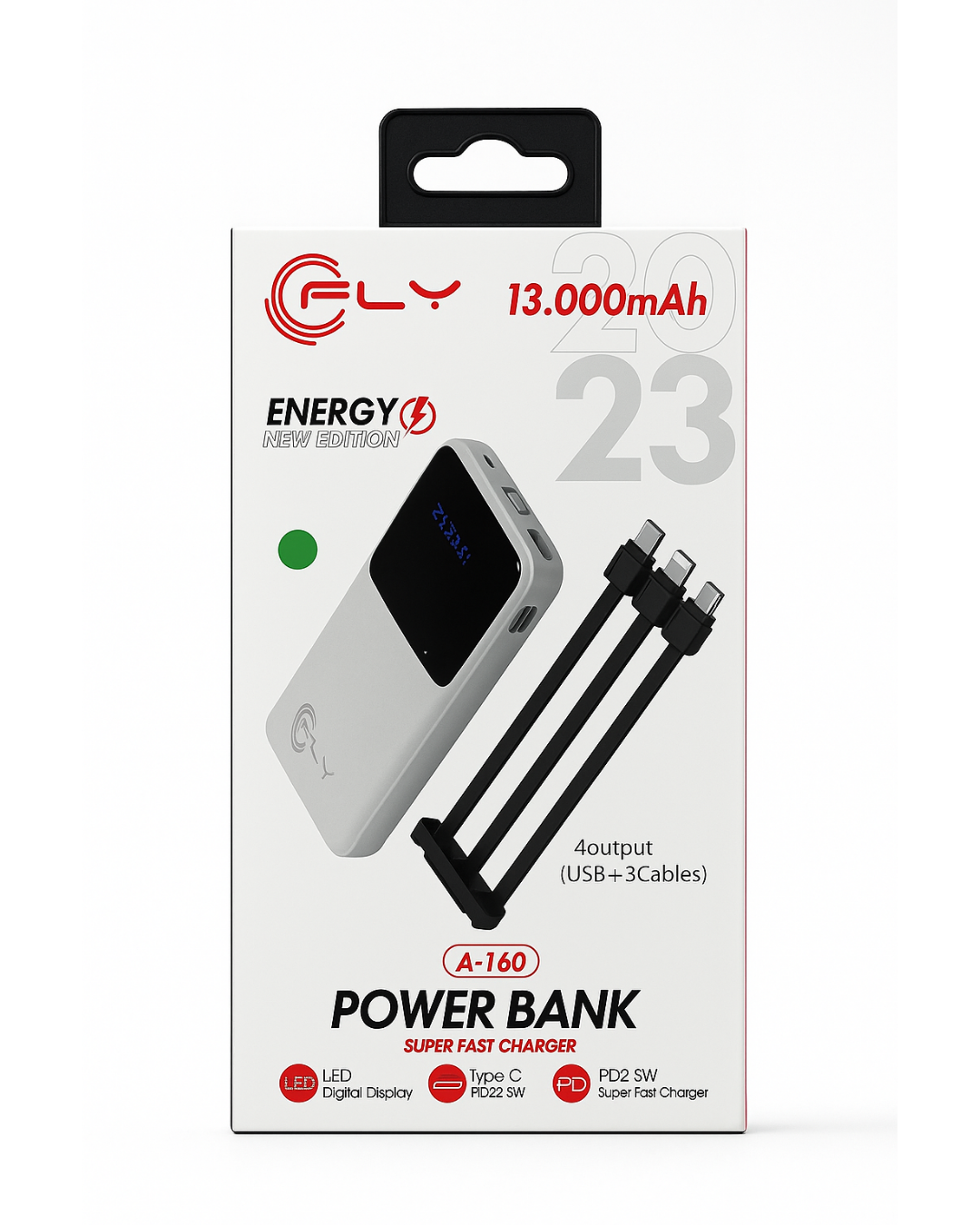 Power Bank Carga Rápida 13000 mAh con Pantalla LED - Image 2