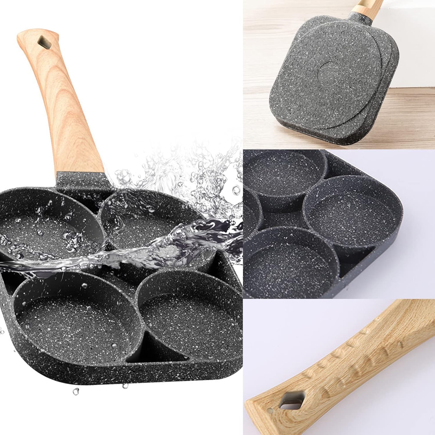 Sartén Antiadherente con 4 Cavidades para Desayuno - Image 2