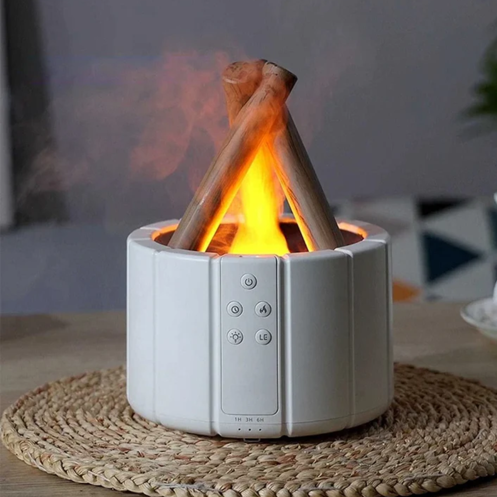 Humidificador Difusor con Efecto de Llama