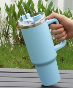 Alternative view of Termo de Acero Inoxidable 40 Oz con Pitillo
