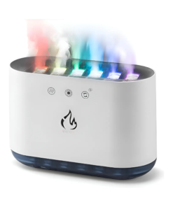 Humidificador con Luz LED RGB y Efecto de Fuente